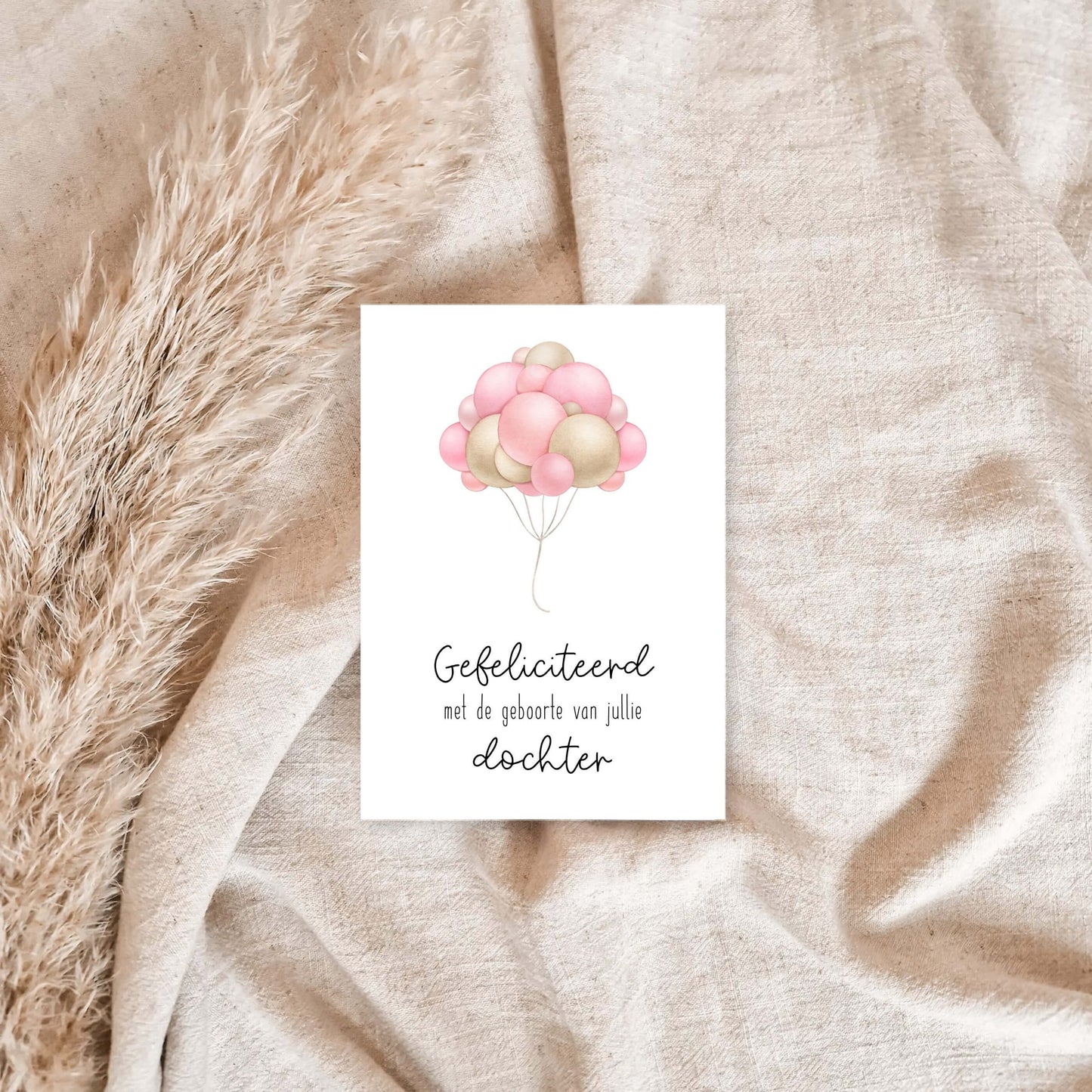 Ansichtkaart | Geboorte | Gefeliciteerd! Een Dochter/Zoon
