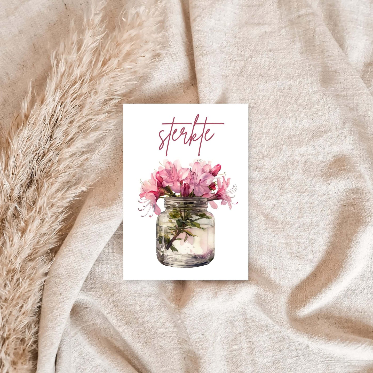 Ansichtkaart | Sterkte | Bloemen