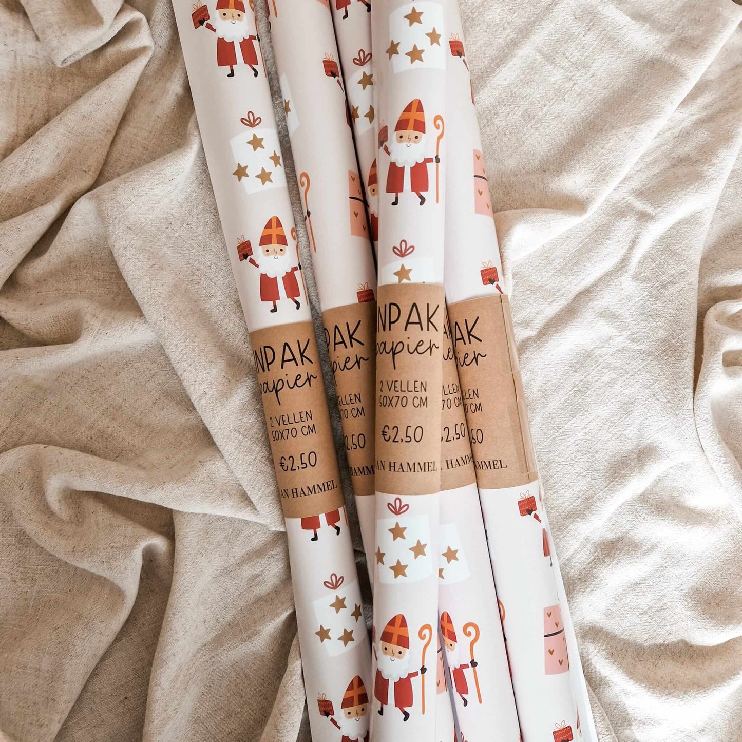 Rol Inpakpapier Sinterklaas | Sint & Cadeautjes