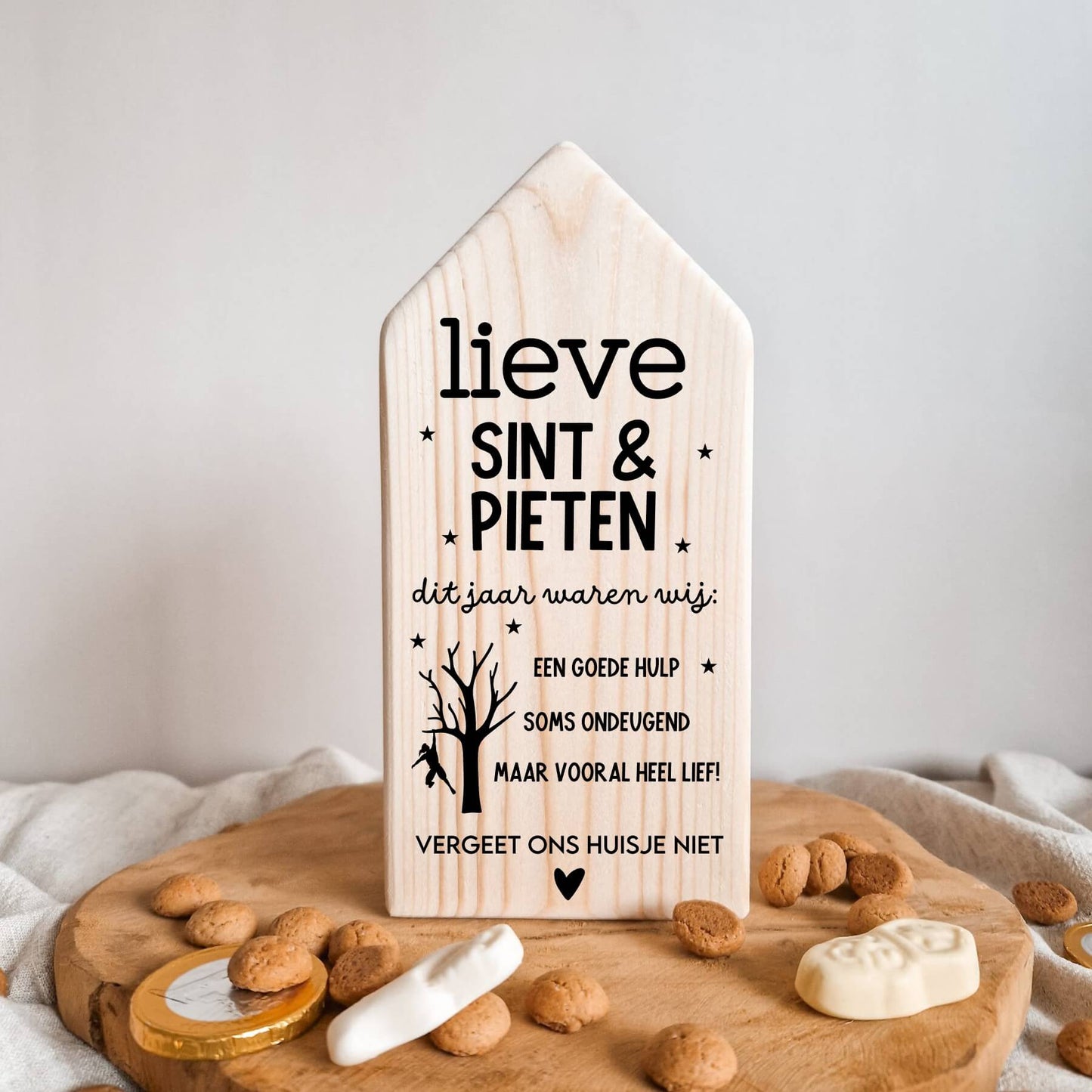 Sinterklaas Decoratie Sinterklaas Huisje | Lieve Sint & Pieten