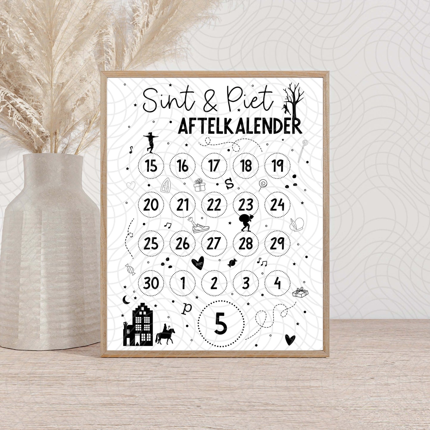 Aftelkalender sinterklaas 2024 download