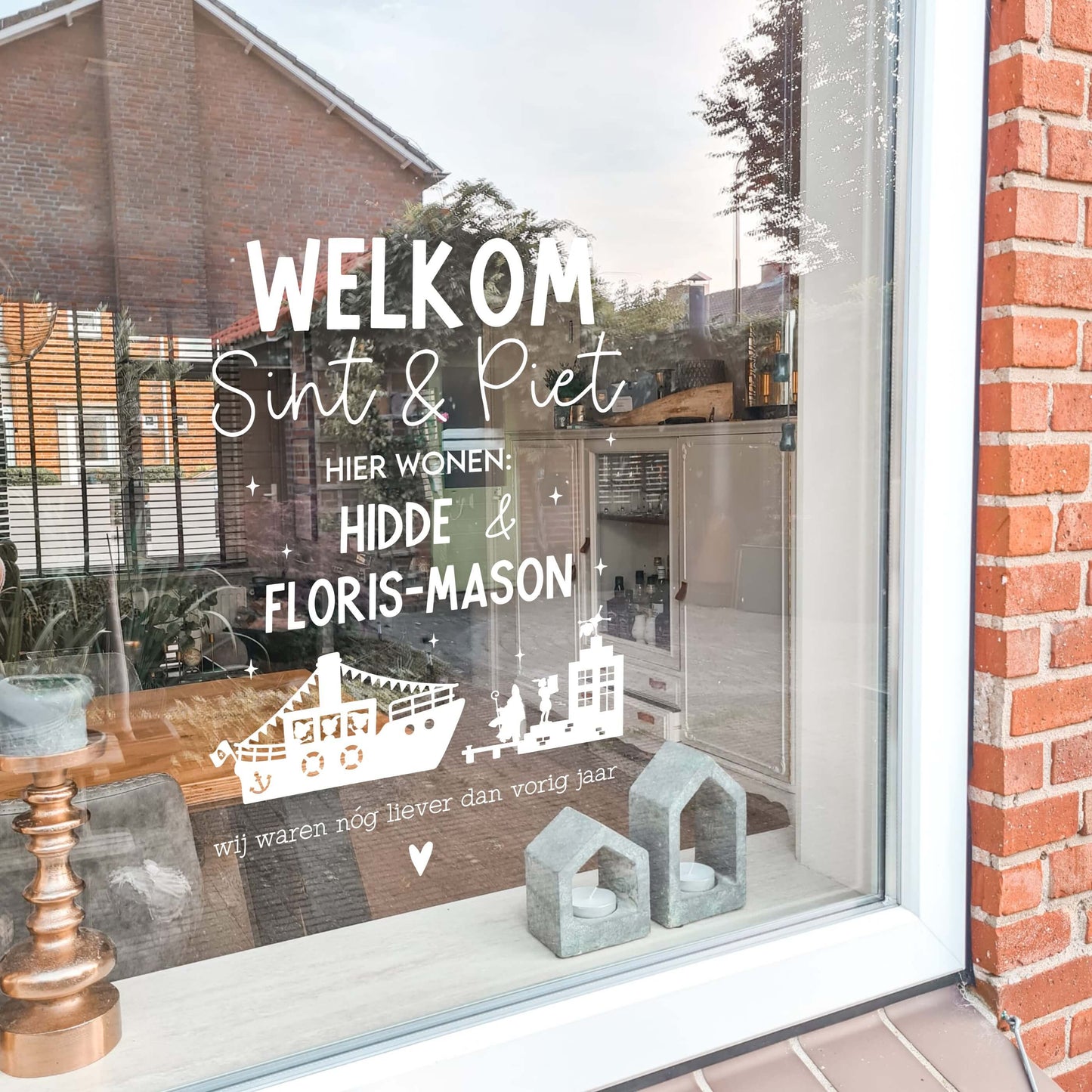 Raamsticker Sinterklaas | Ik Was Nóg Liever Dan Vorig Jaar