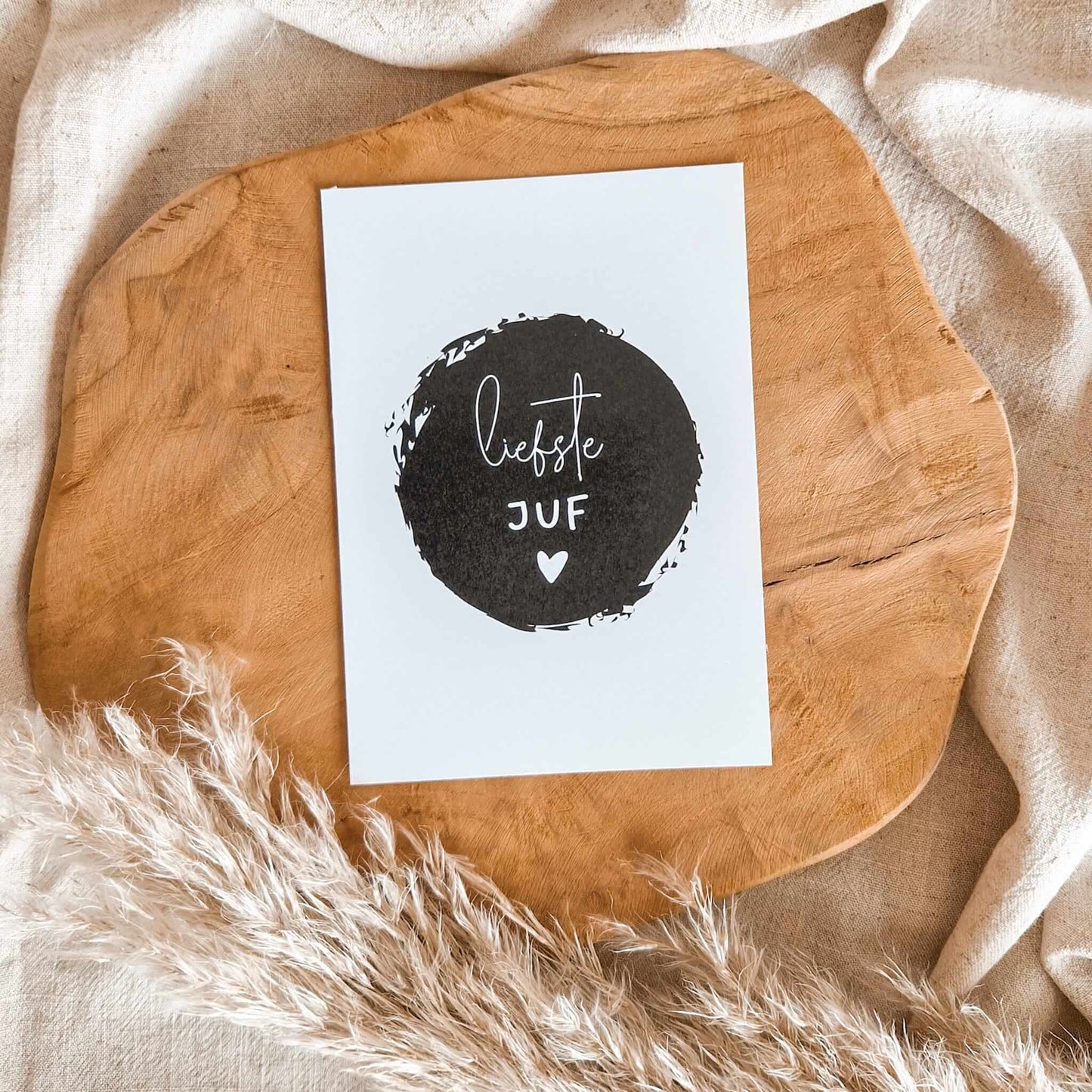 Ansichtkaart Juf & Meester | Liefste Juf