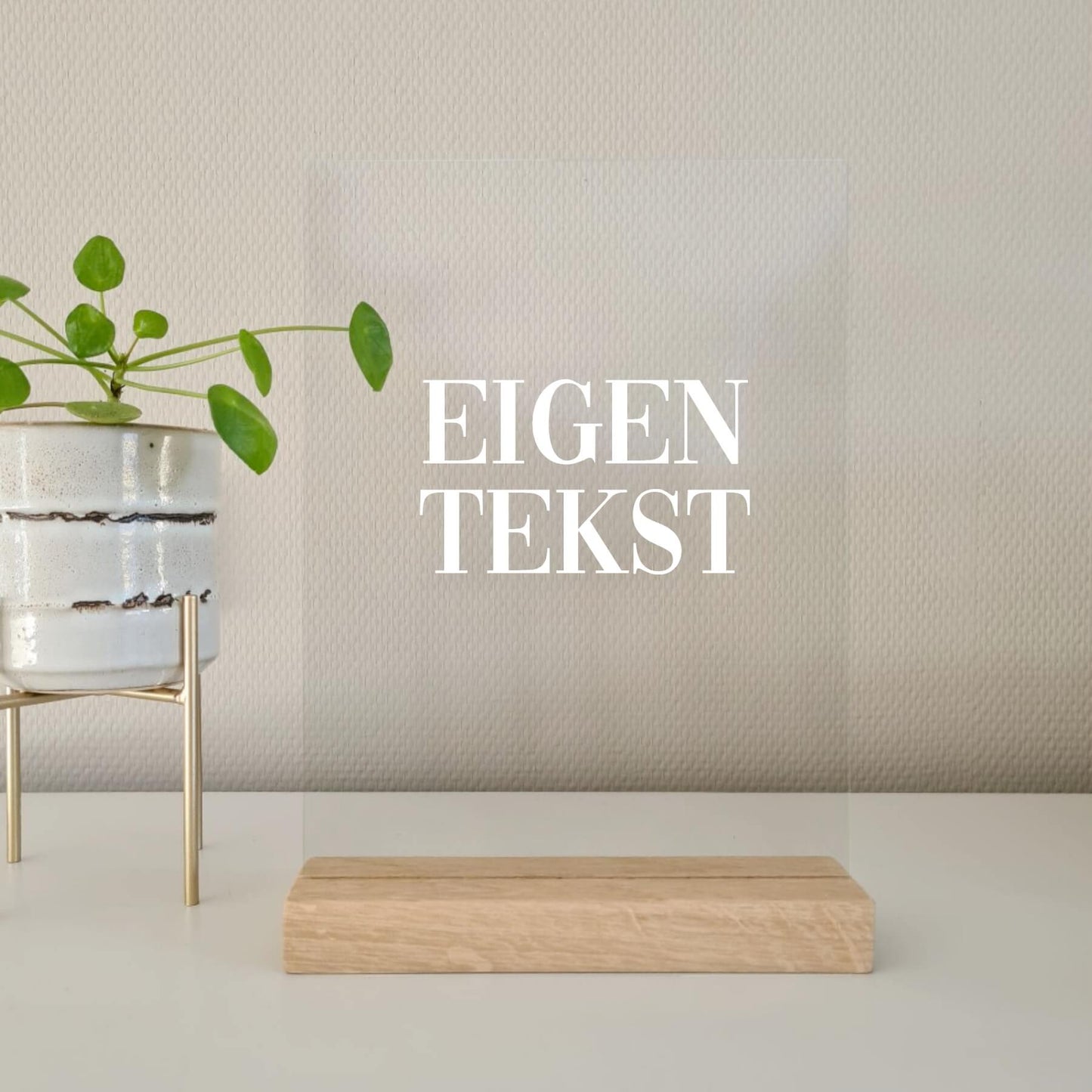 Acrylbord Met Eigen Tekst