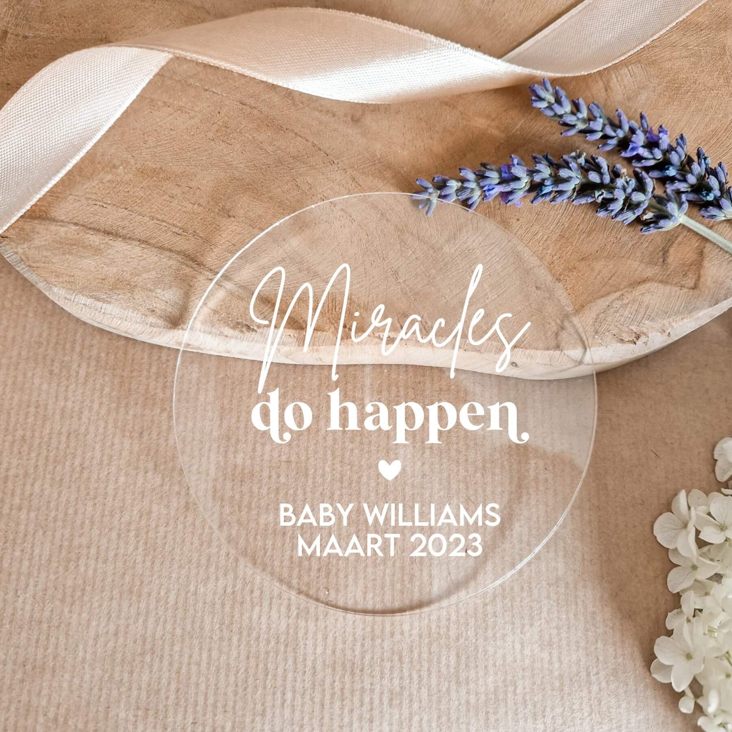 Acryl Schijf | Miracles Do happen