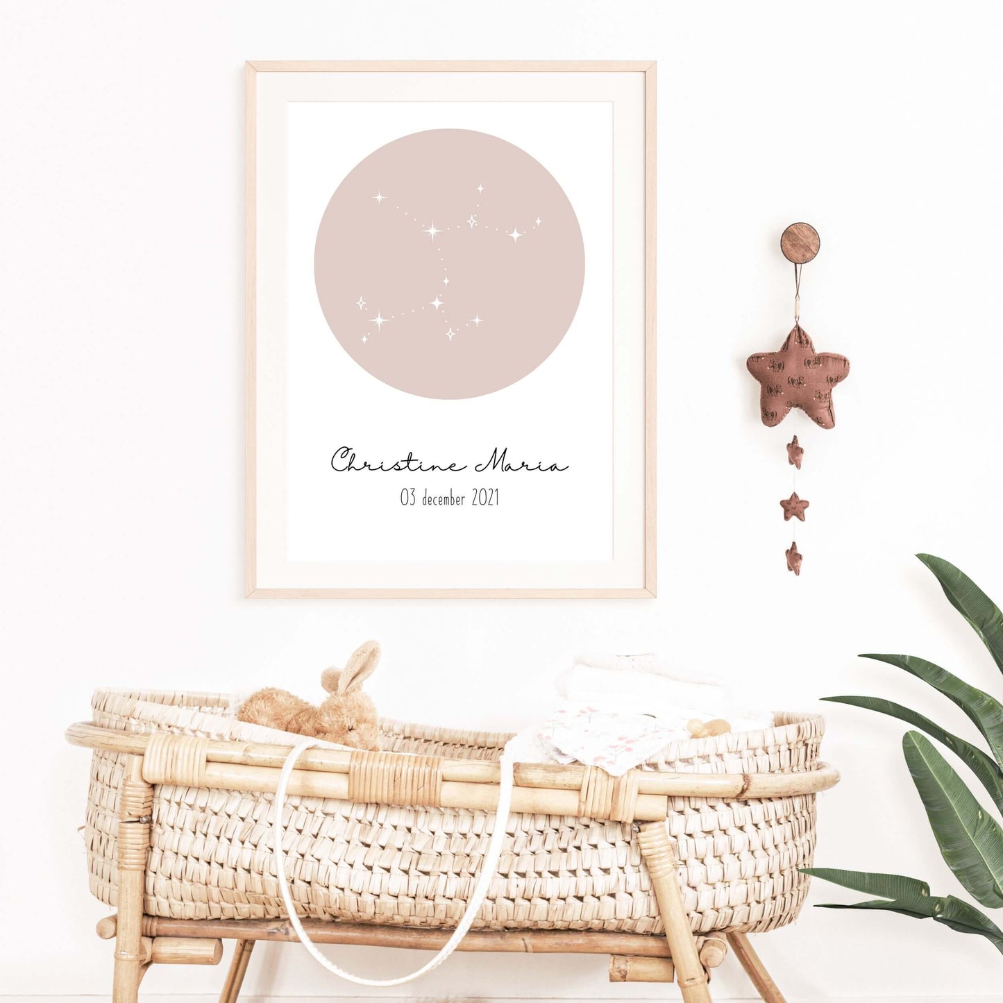Geboorteposter | Sterrenbeeld A4 & A3
