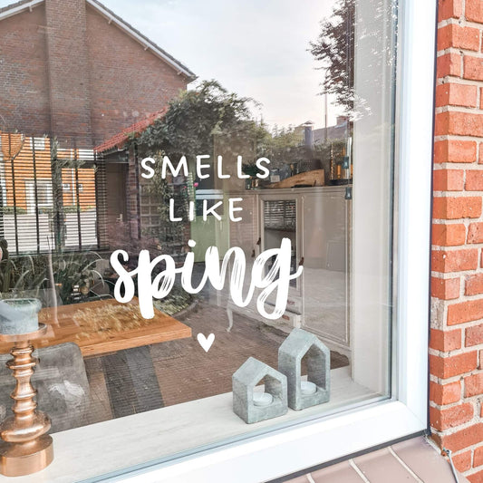 Raamsticker Lente | Smells Like Spring