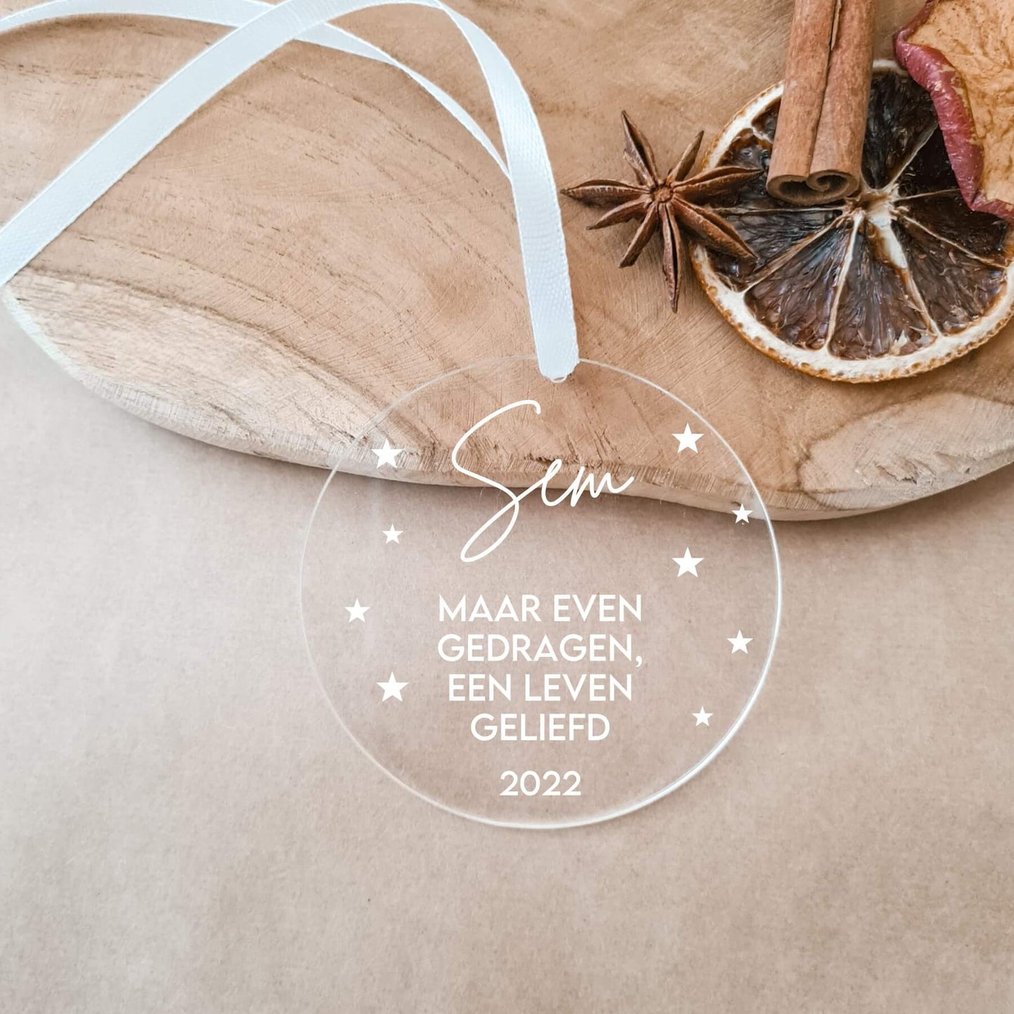 herinnerings kerstbal miskraam
