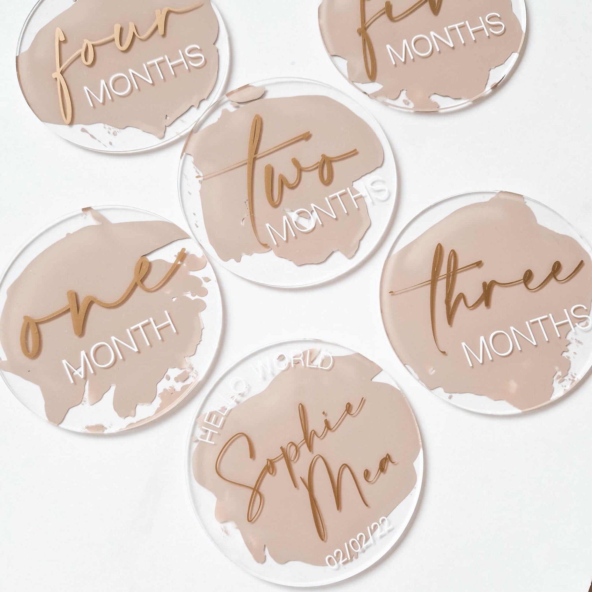 Mijlpaalkaarten Baby | Van Geboorte tot 1e Jaar