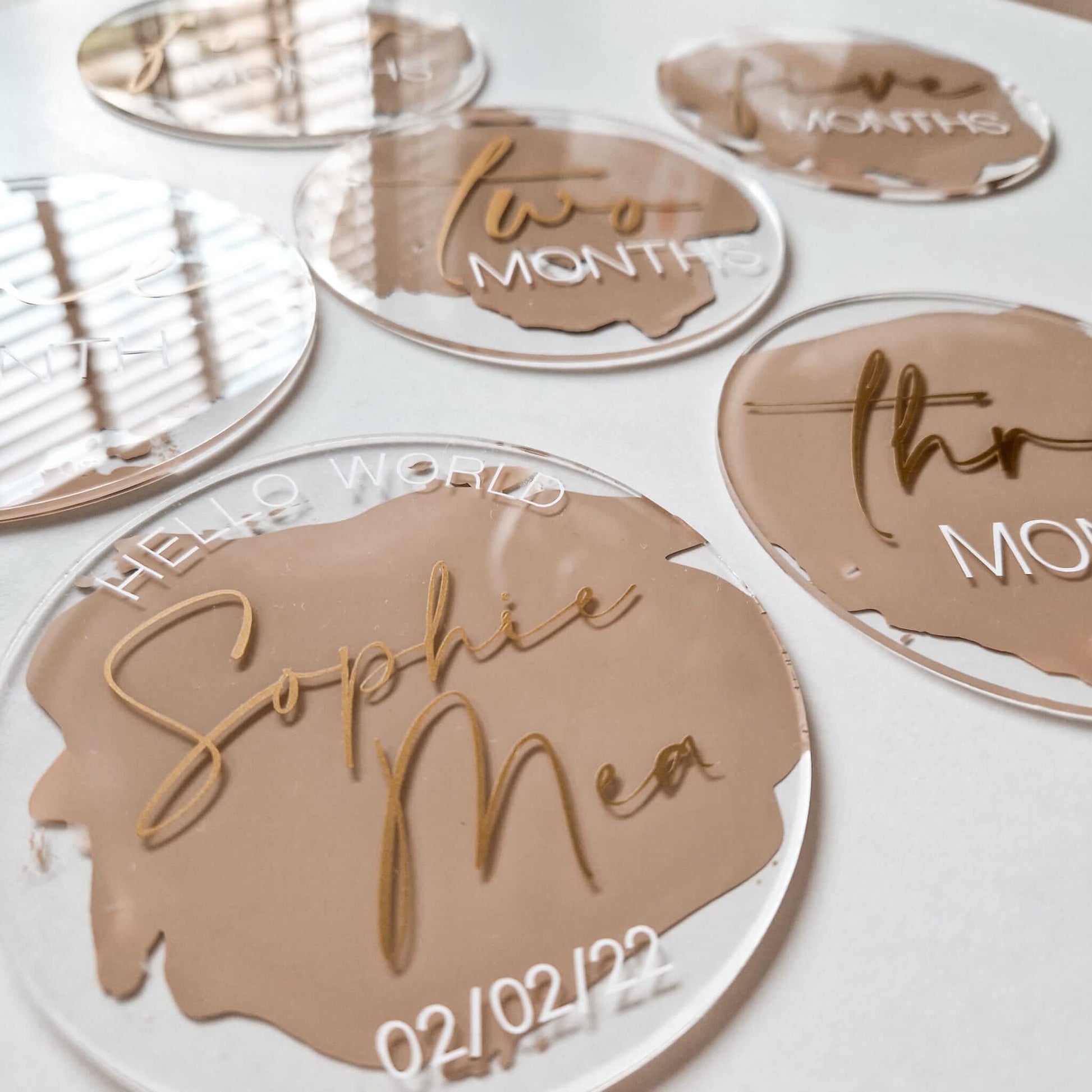 Mijlpaalkaarten Baby | Van Geboorte tot 1e Jaar