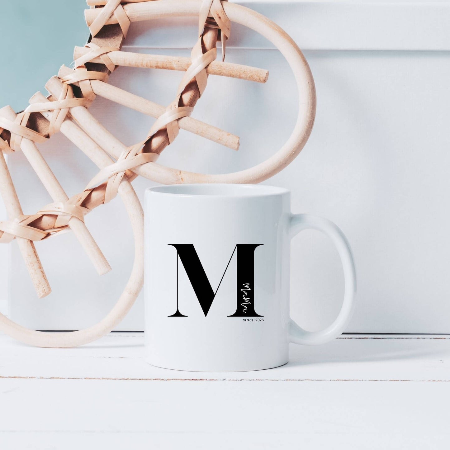 Mok | Initiaal Met Naam & Datum | Oma | Moederdag