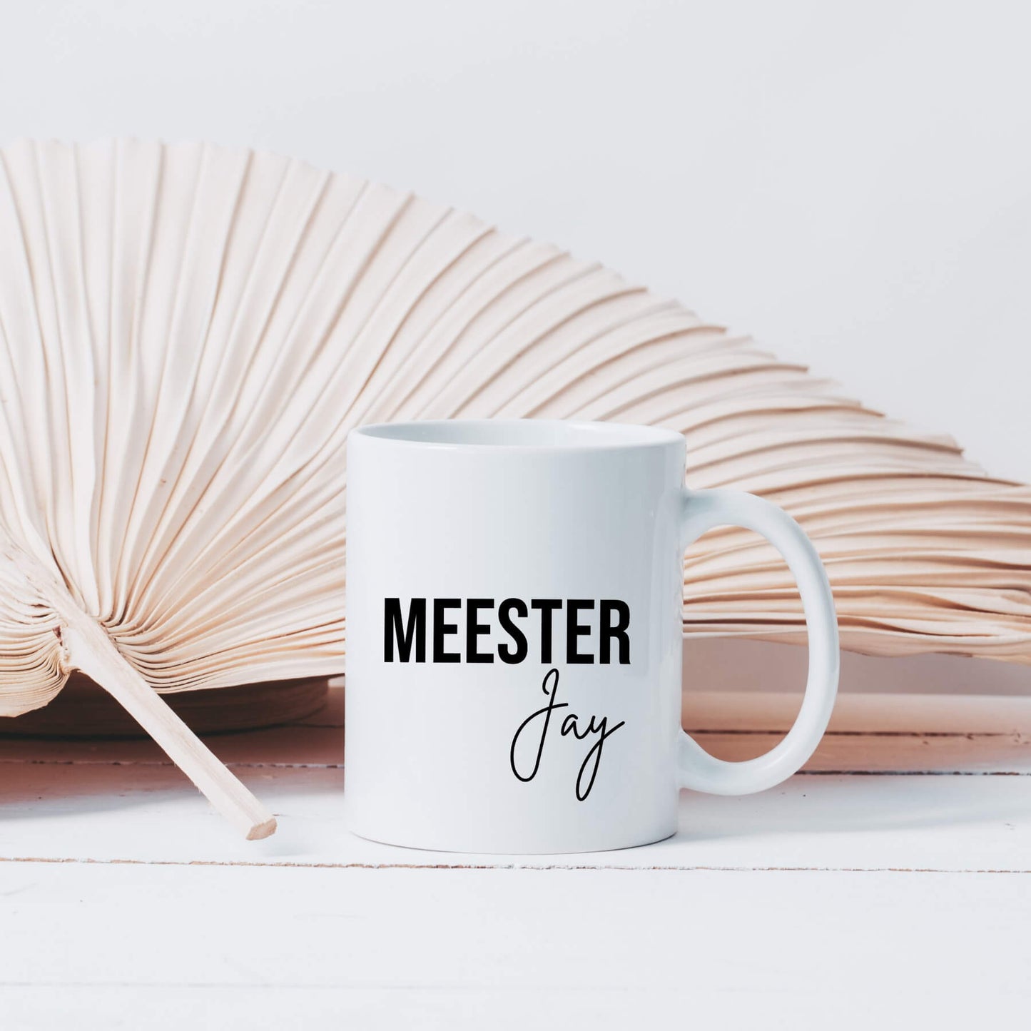 mok met naam meester | dag van de leerkracht