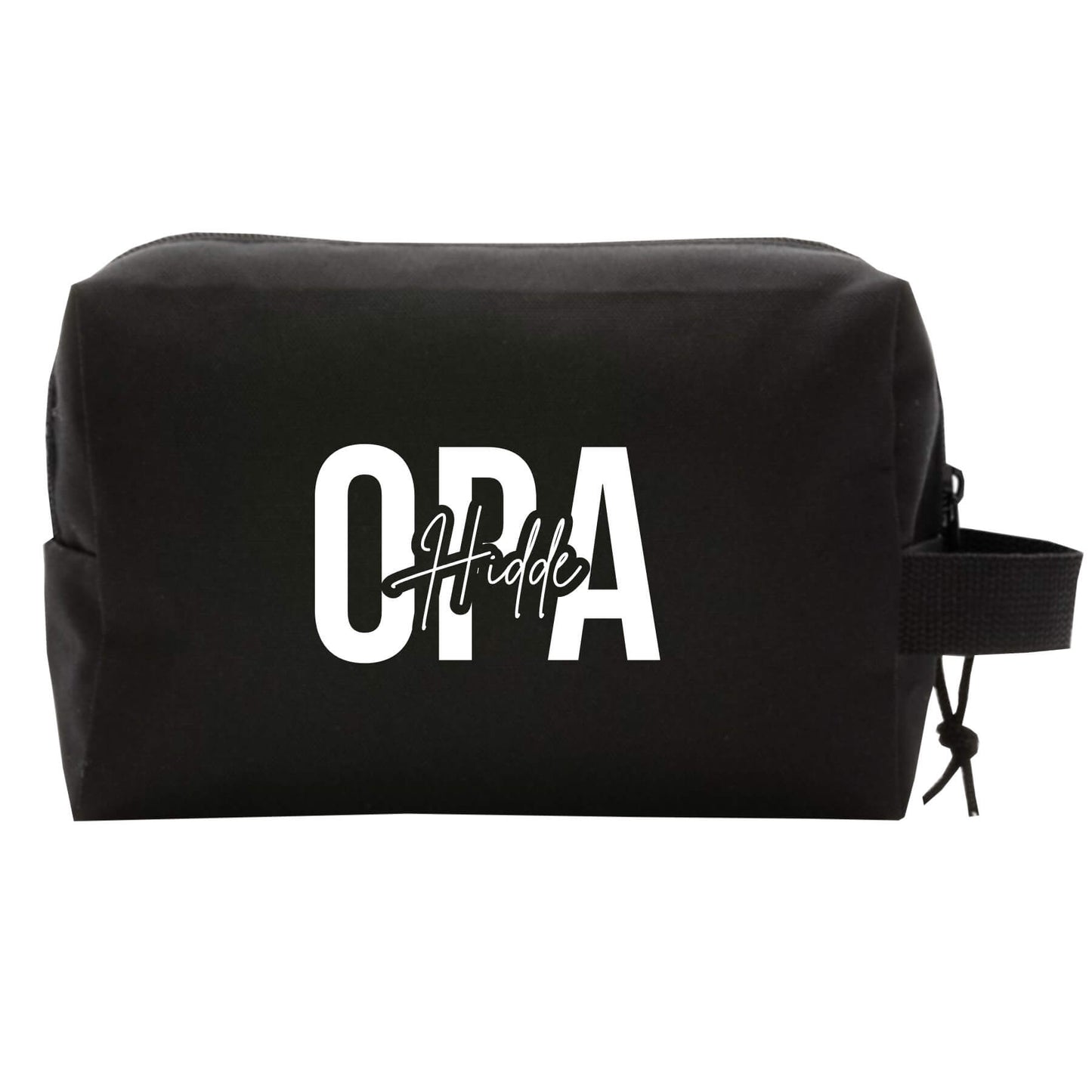 Gepersonaliseerde Toilettas zwart | Opa | Vaderdag