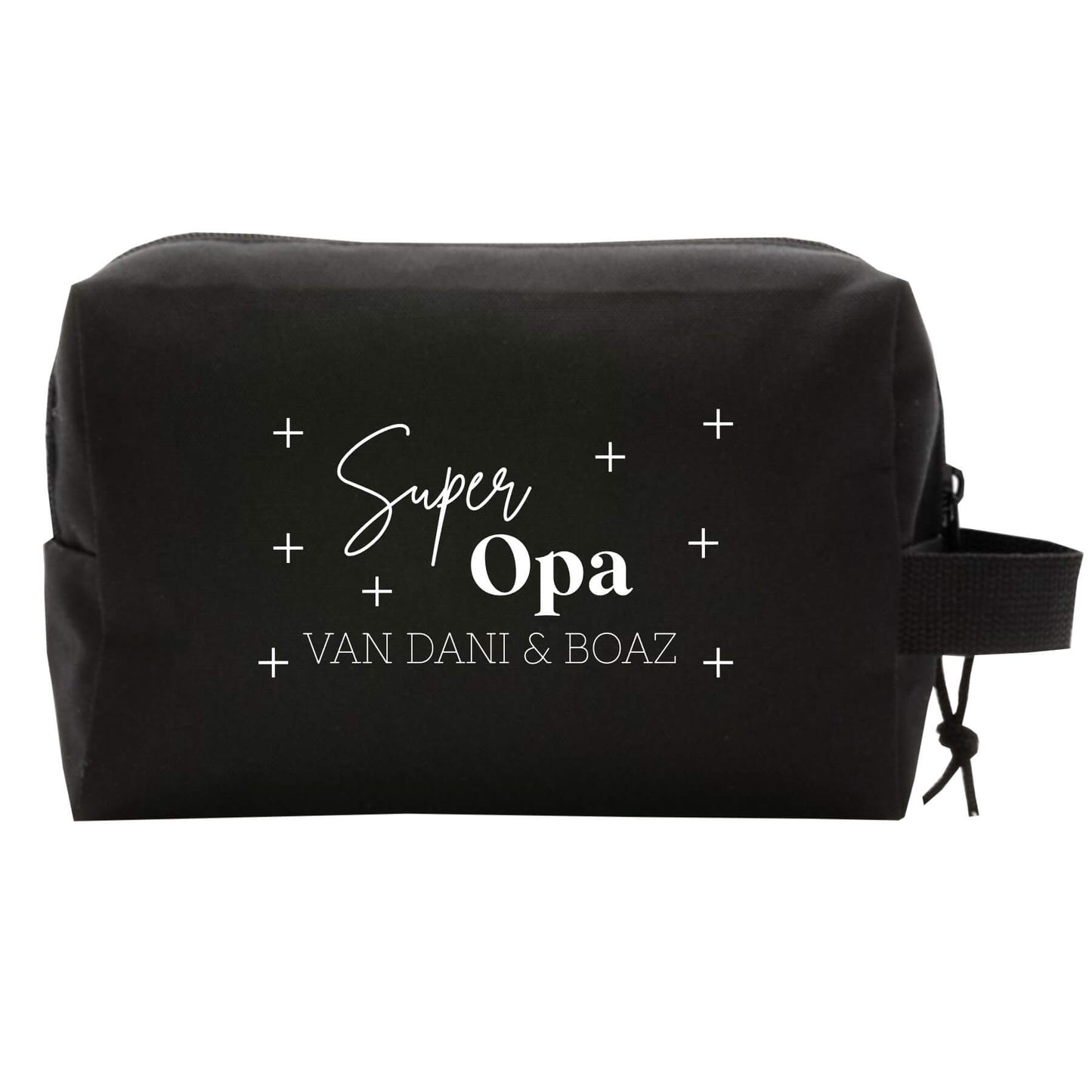 Toilettas Zwart | Super Opa | Vaderdag