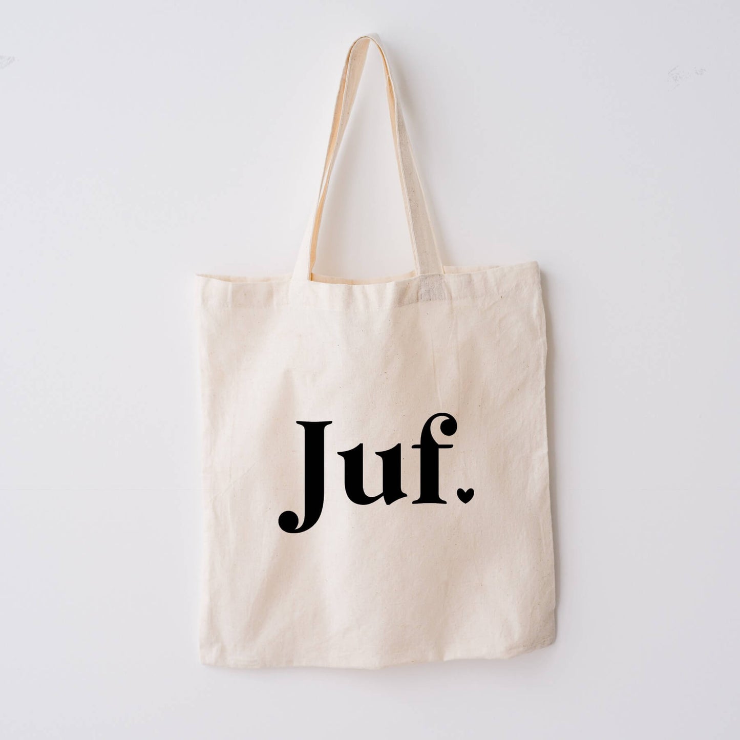 Stoffen Tas | Juf met hartje
