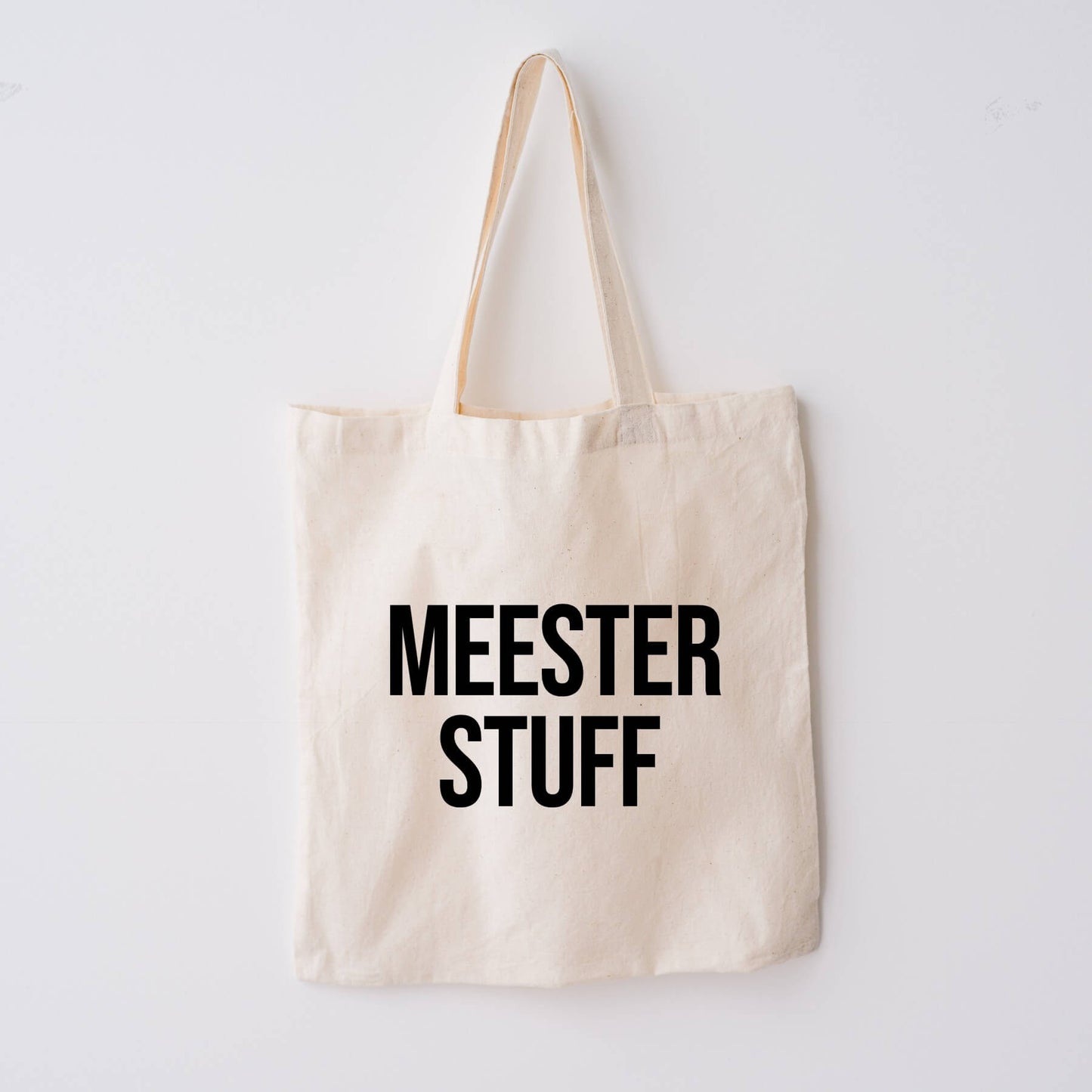 tote bag meester stuff