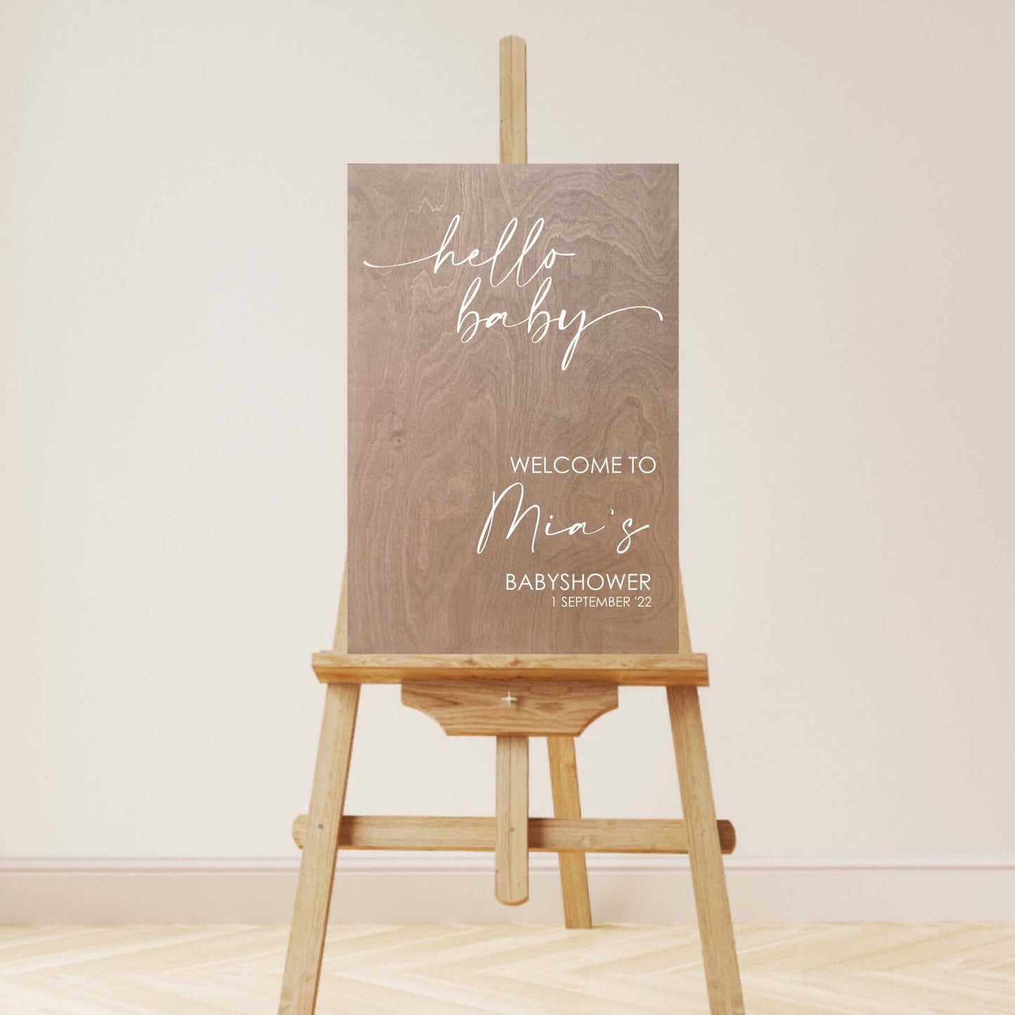 Welkomstbord Babyshower | Hello Baby | Amalfi