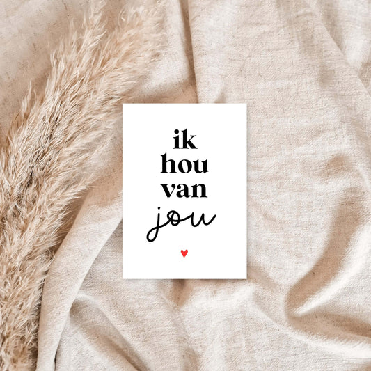 Ansichtkaart | Ik Hou Van Jou