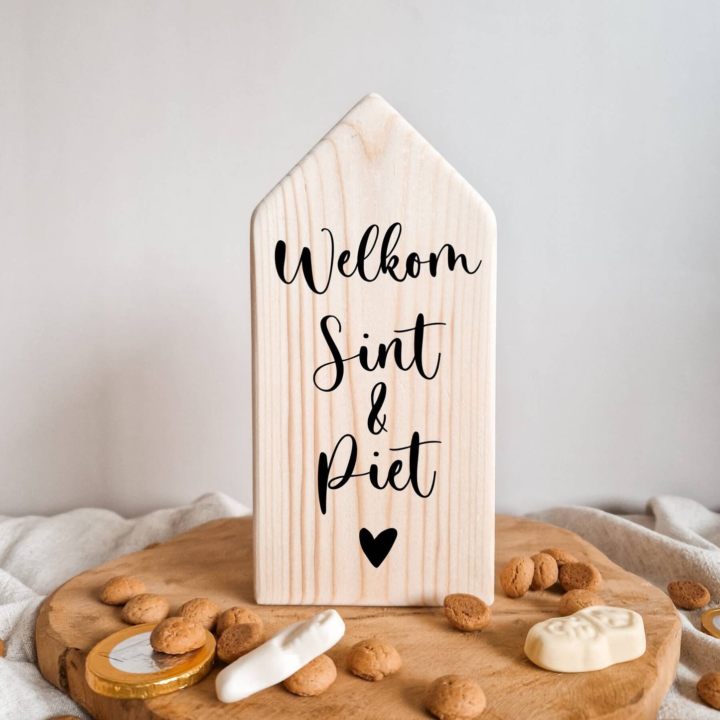 Sinterklaas Huisje | Welkom Sint & Piet | Hartje