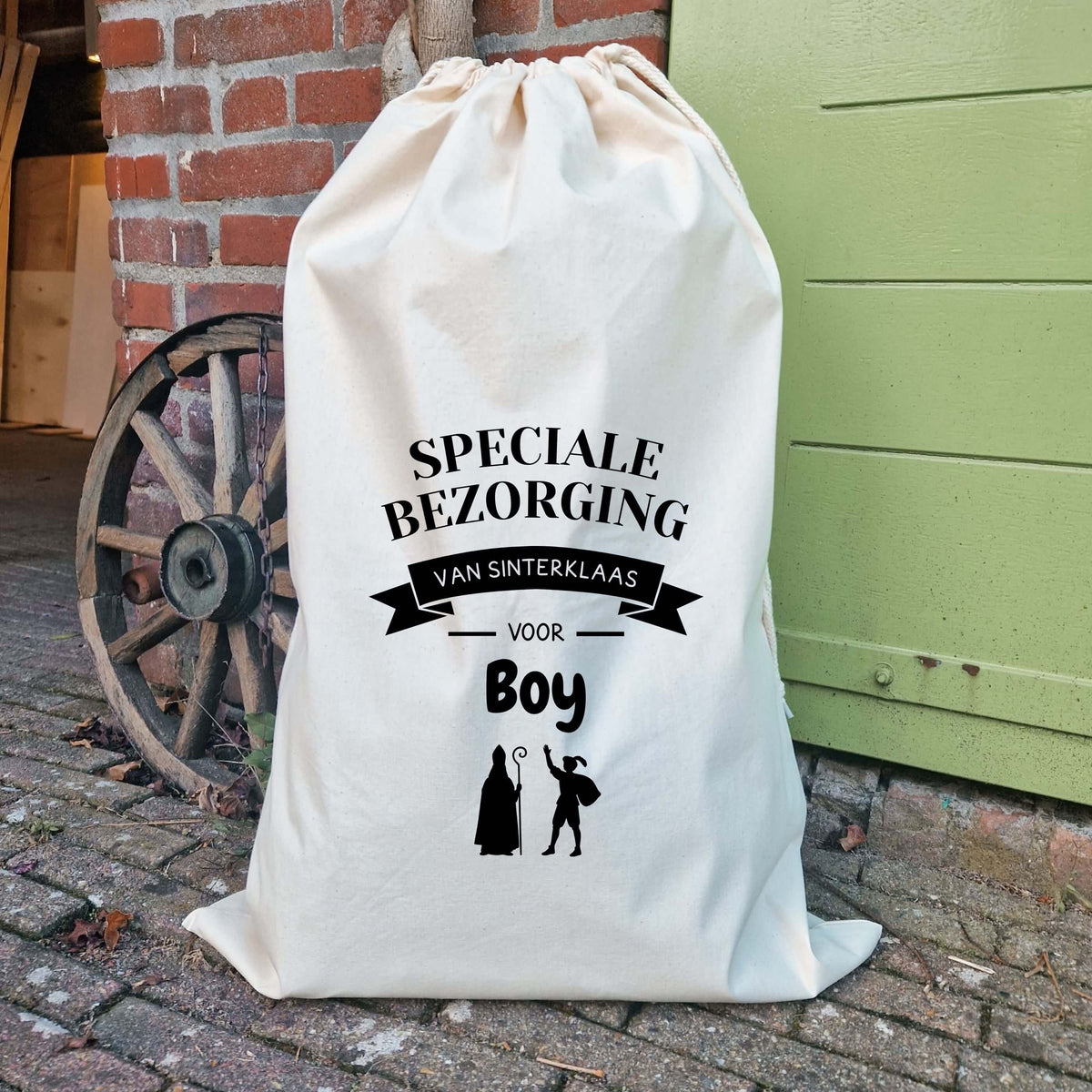 Gepersonaliseerde cadeauzak voor pakjesavond met eigen namen