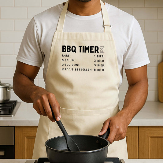 Keukenschort | BBQ Timer