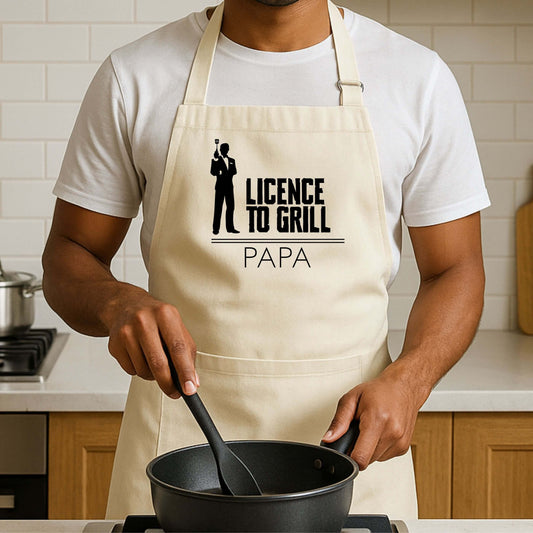 kookschort man licence to grill papa