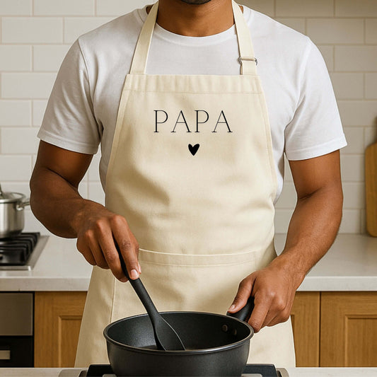 keukenschort met naam papa