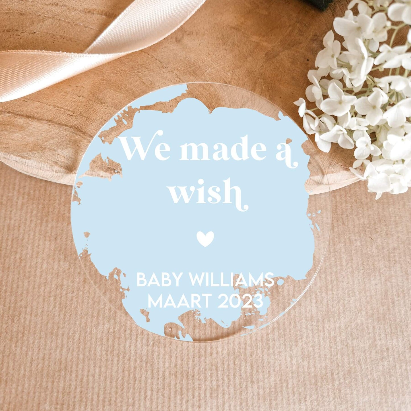 Acryl Schijf | We Made A Wish