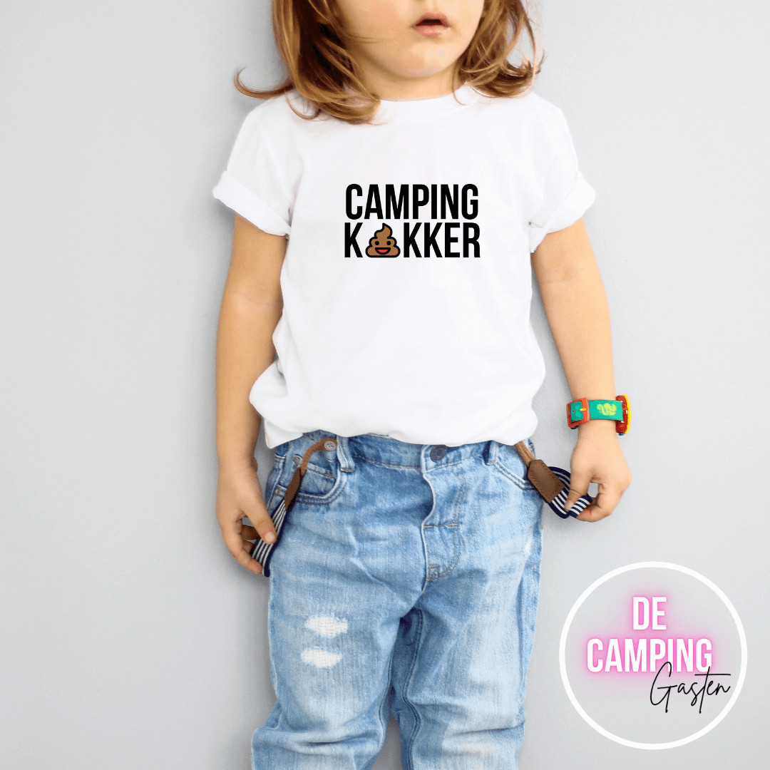 De Campinggasten | T-Shirt Camping Kakker | camping T-Shirt