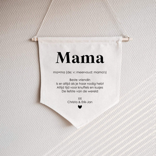 Banner Mama Woordenboek