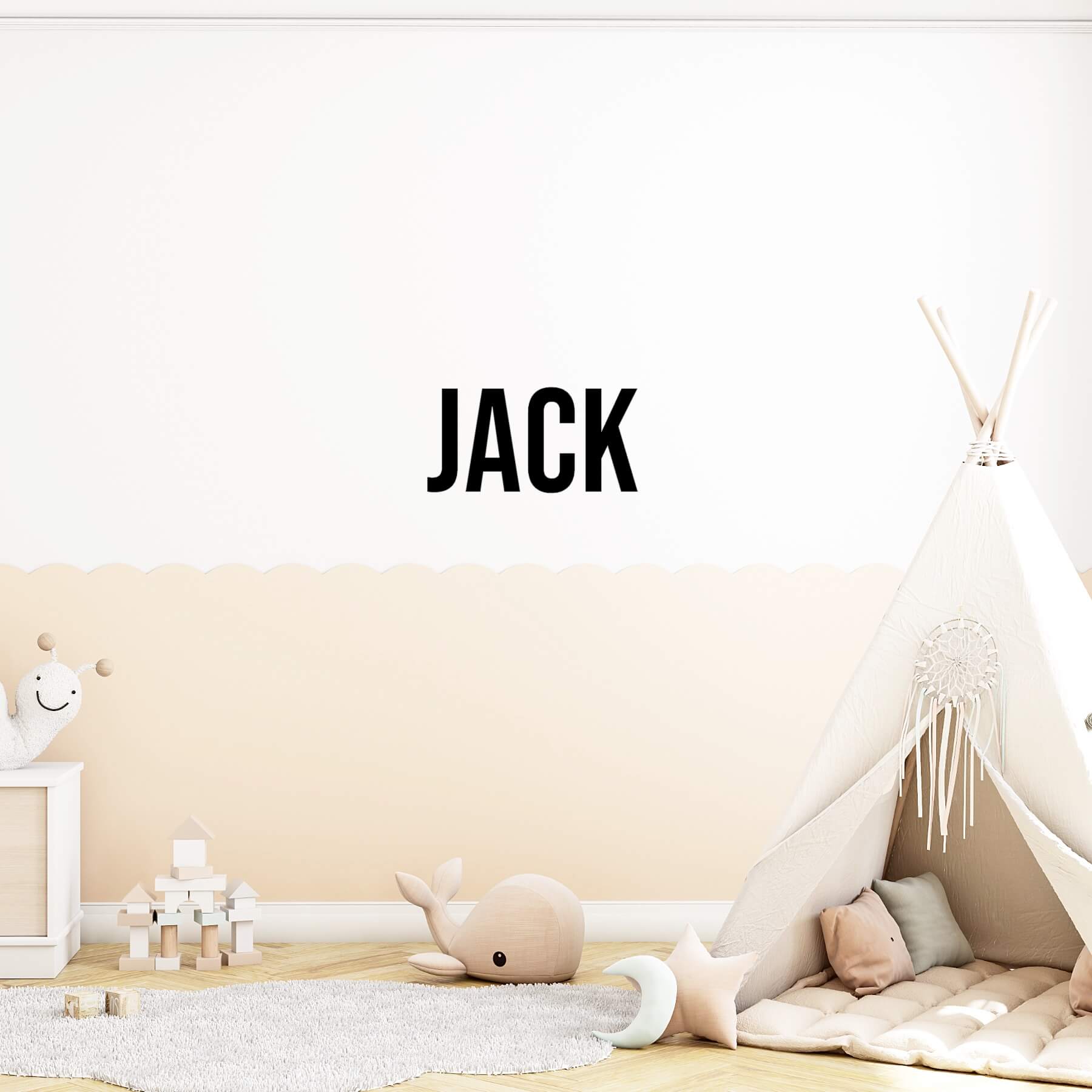 Naamsticker Jack